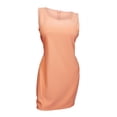thumbnail image 1 of Plus size Sleeveless Bodycon Mini Dress Peach, 1 of 3