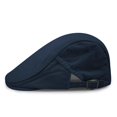 thumbnail image 1 of Plus size beret men's spring and autumn artistic peaked cap women's all-match casual forward hat men's British retro painter hat.-navy blue-60-63cm, 1 of 6