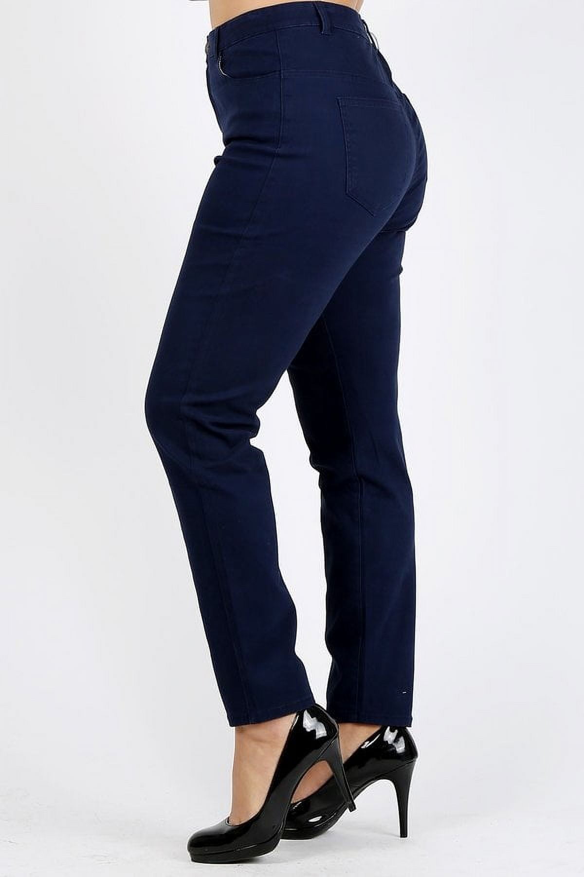 Plus size cotton stretch pants top