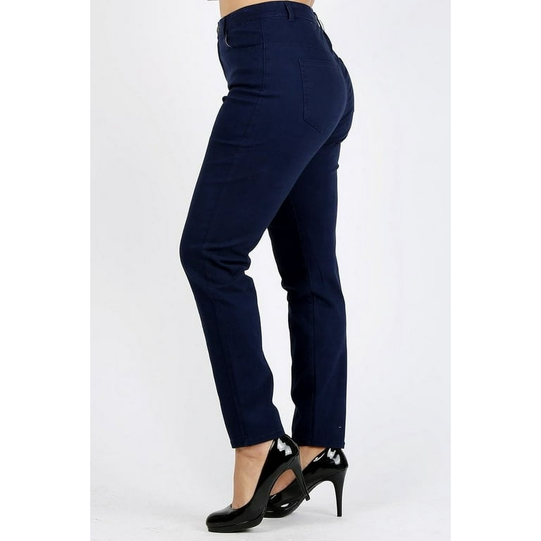 Five-Pocket Stretch Cotton Twill Pants