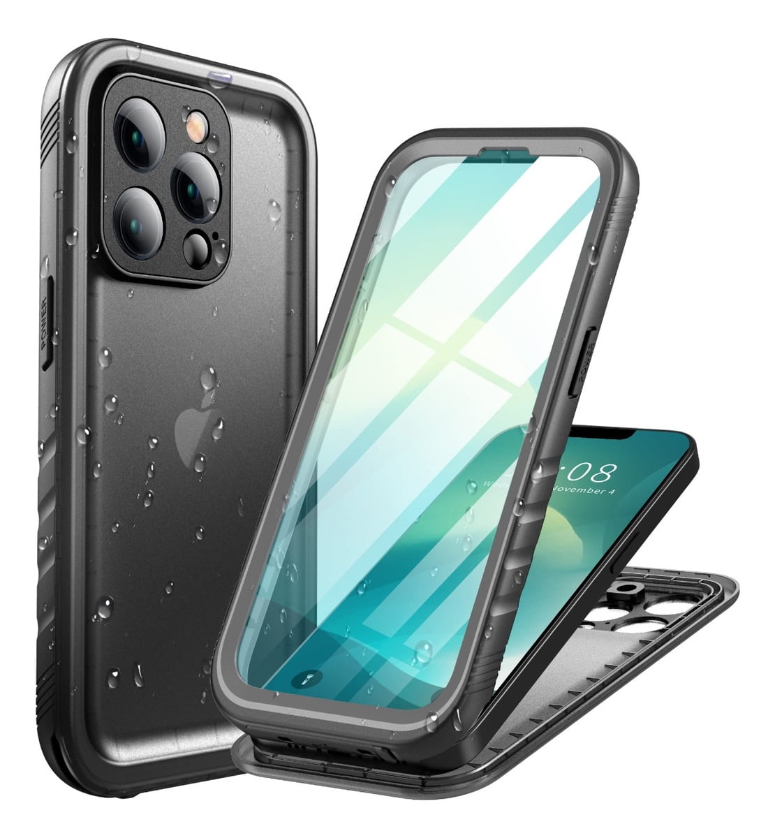 PlusAcc Waterproof Case for iPhone 13 Pro Underwater Dustproof ...