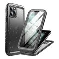 thumbnail image 1 of PlusAcc Waterproof Shockproof Case for iPhone 11 Pro Max with Screen/Camera Protector - Black, 1 of 9
