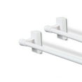 thumbnail image 1 of PlusCasa White Adjustable Magnetic Curtain Rod, 28"-48", 1 of 3