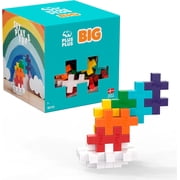PlusPlus Big Rainbow Puzzle & Construction Blocks Set 100 Pieces - Interlocking Toys & for Kids & Toddlers
