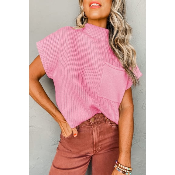 Plusashion Chic Viscose Blend Pocket Sweater - Fashionable Fit in Multiple Sizes!