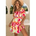 thumbnail image 1 of Plusashion Flirty Geometric Smocked Mini: Summer Vibes in Style, 1 of 8