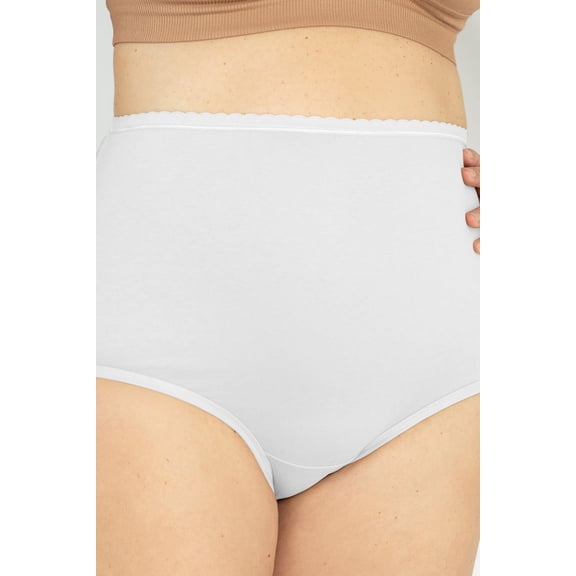 Plusform Instant Shaping Cotton Briefs, 3-Pack 387200