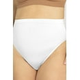 thumbnail image 1 of Plusform Instant Shaping Cotton Hi Cut Briefs, 3-Pack 387201, 1 of 6