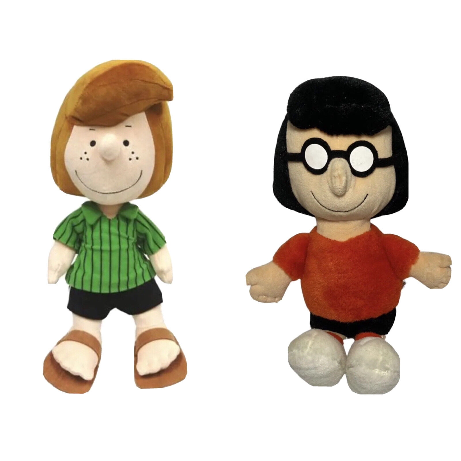 Plush 12" Peppermint Patty & Marcie Set Peanuts HOLIDAY Rare Christmas