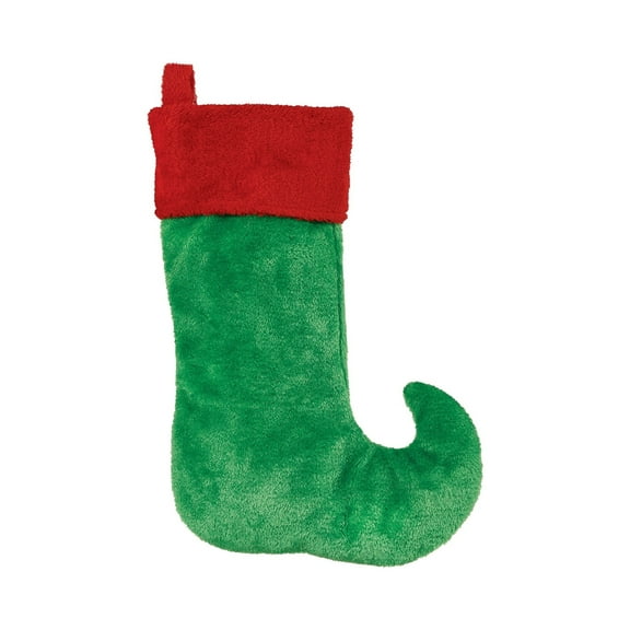 Plush 18" Elf Stocking, 1ct