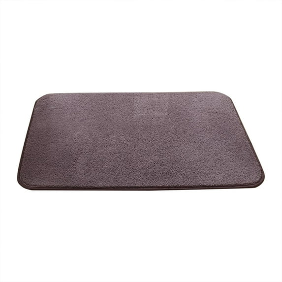 Plush Absorbent Bathroom Mat Non- Shower Rug, Machine Washable Soft Microfiber Carpet for Bathroom Floor, Bedroom Decor, and Entryway Use, Modern Home