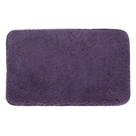 Plush Absorbent Bathroom Mat Non- Shower Rug, Machine Washable Soft Microfiber Carpet for Bathroom Floor, Bedroom Decor, and Entryway Use, Modern Home