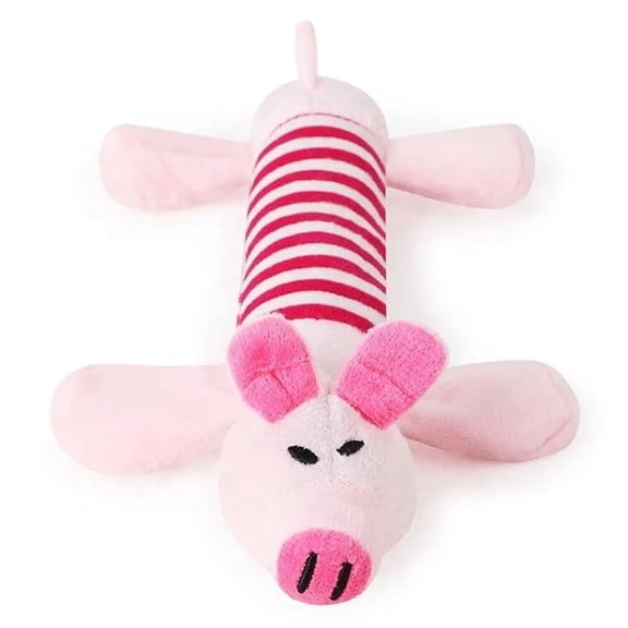 Plush Animal Dog Toy Dog Squeaky Toys Cute Pet Plush Toys Stuffed Puppy Chew Toys for Small Medium Dog Puppy Pets - Bulk Dog Toys