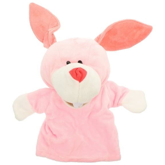 Plush Animal Hand Puppet Stuffed Cartoon Bunny Hand Puppet Plaything for Kid