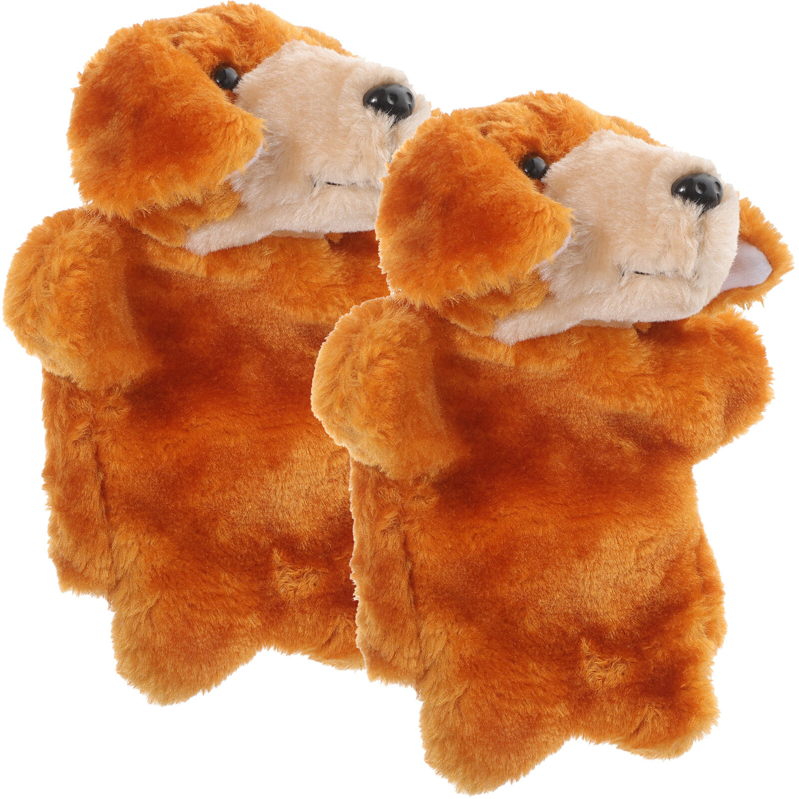 Plush Animal Hand Puppets, 2pcs Plush Animal Hand Puppets Dog Hand