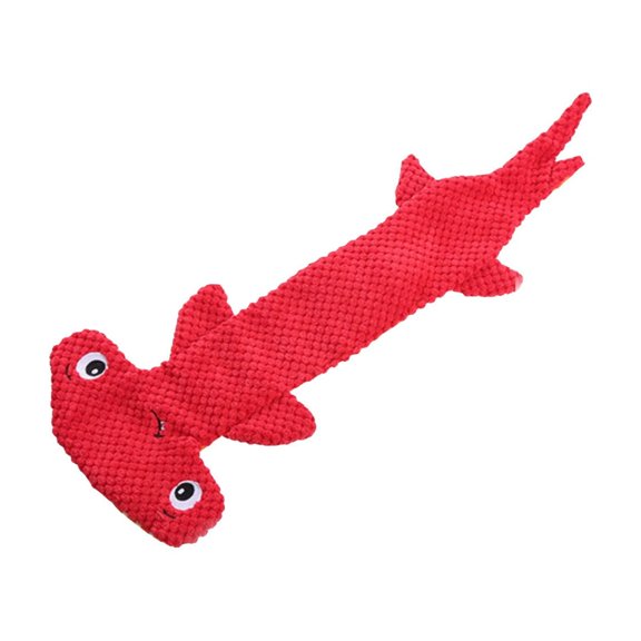 Plush Animal Hide and Seek Treat Puzzle Toy Interactive Snuffle Feeding Enrichment for Dogs Cats Mental Stimulation Red