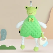 Plush Animal Sensory Stuffed Toy with Crinkle Paper & Teether for Babies t0ddlers Tactile Development Travel Comfort