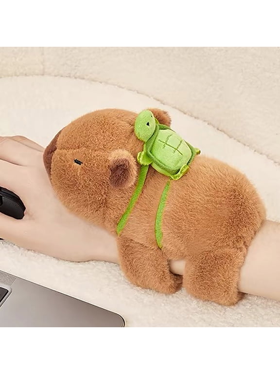 Plush Animal Snap Bracelet Toy, Soft Wrist Hugger with Cute Design for Party Favors and Playful Accessories