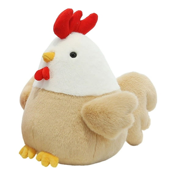 Plush Animal Toys Stuffed Animal Chicken Cartoon Soft Toy for Birthday Gift Animal Themed Party Sofa Decoration 9.84''
