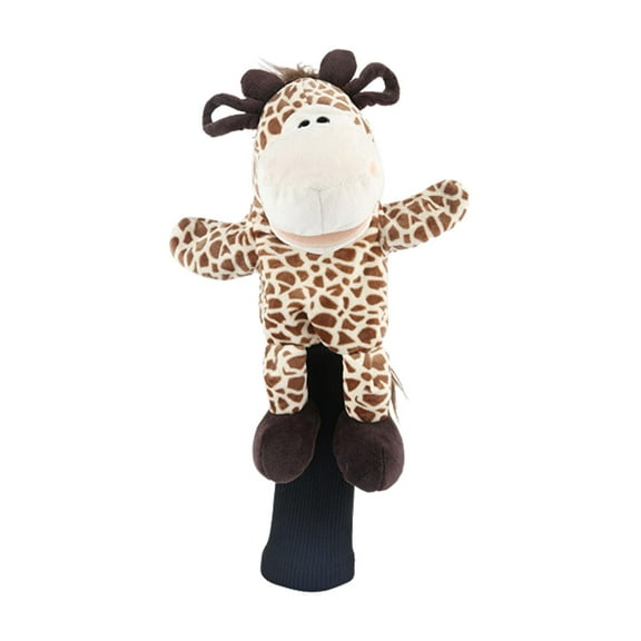 Plush Animals Golf Wood Driver /460cc Headcover Guard Replacement Cute Giraffe Golf Club Head Cover Men Women
