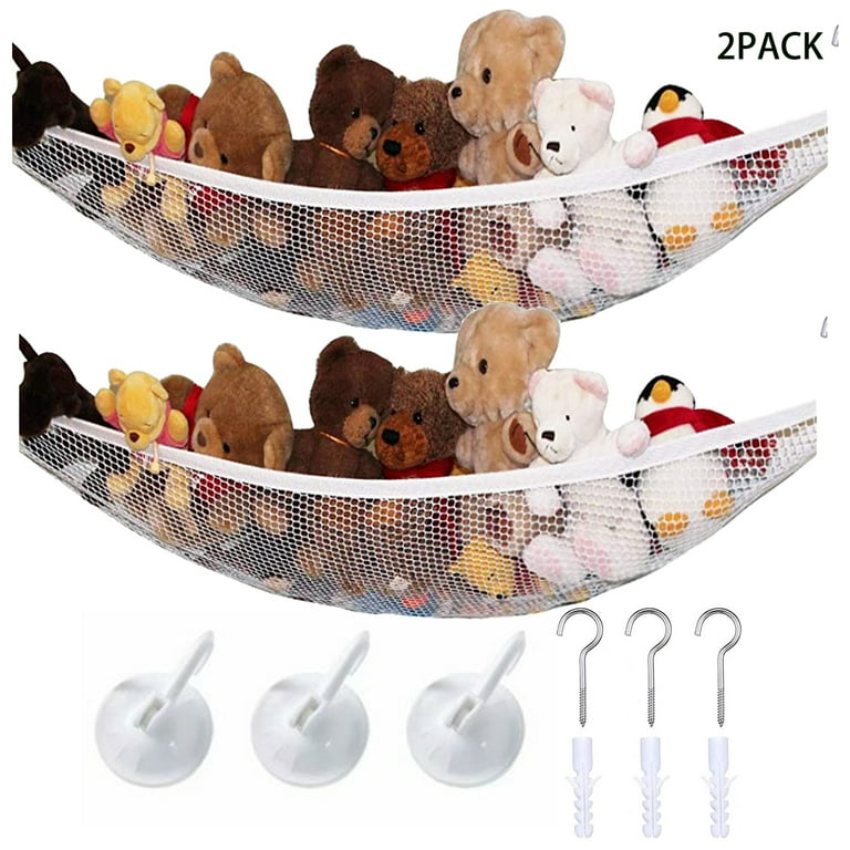 For Triangle Stuffed Animal Hammock Toy Hammock Storage Net With