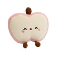 thumbnail image 1 of Plush Apple Shape Decorative Cushion , Soft Stuffed Toy Chair Pillow For Bedroom Living Room Couch Sofa Kids Room Accent Home Decor, 1 of 7