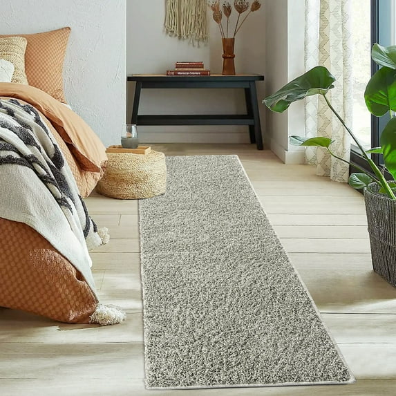 Plush Area Rug, Modern Shag Soft Thick Furry High Pile Non Slip Floor Carpet