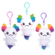 Plush Axolotl Clip On White 3.5 DZ