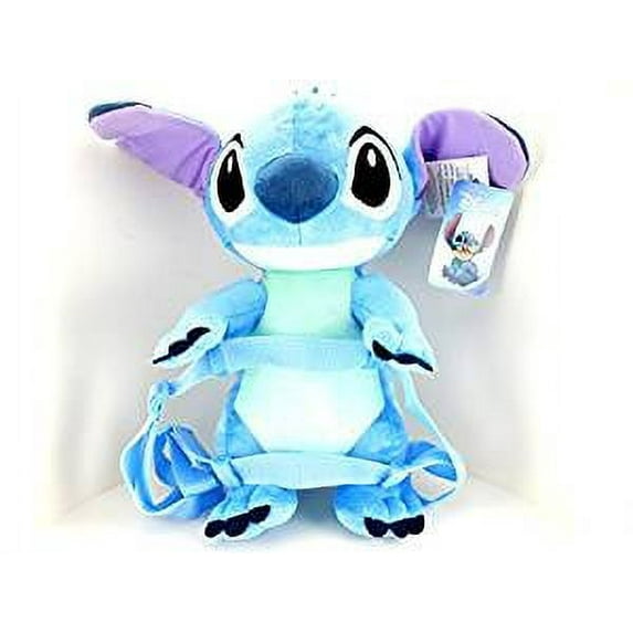 Plush Backpack - Disney - Stitch 14" New 690304