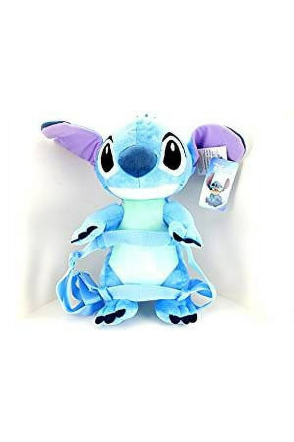 Plush Backpack - Disney - Stitch 14" New 690304