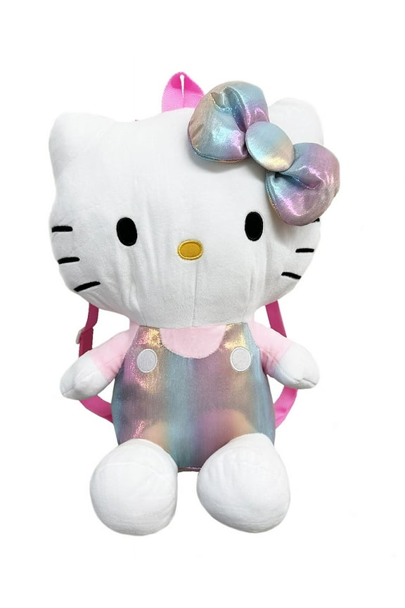 UPD Inc. Hello Kitty Shiny Pink 14 Plush Backpack