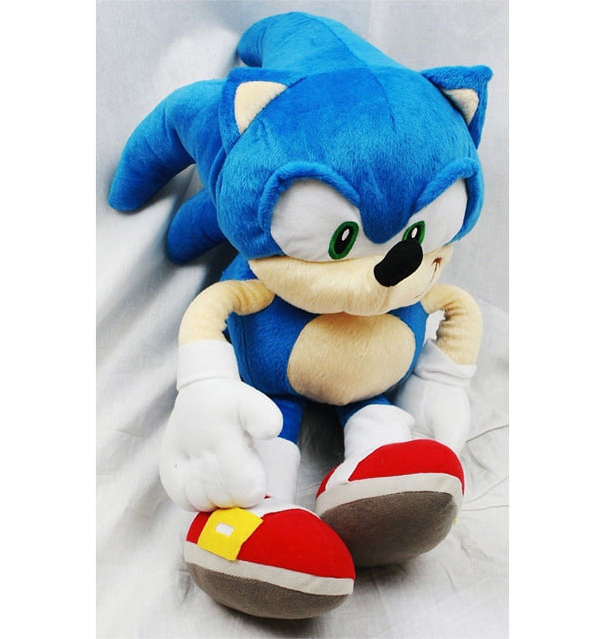 SEGA Sonic The Hedgehog 18-Inch Plush Backpack – Super Soft & Casual Unisex Bag