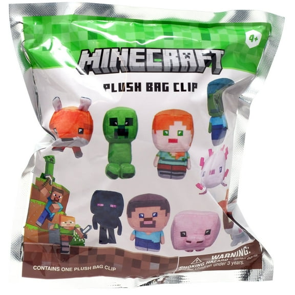 Plush Bag Clip Minecraft Plush Series 1 Mystery Pack (1 RANDOM Plush)