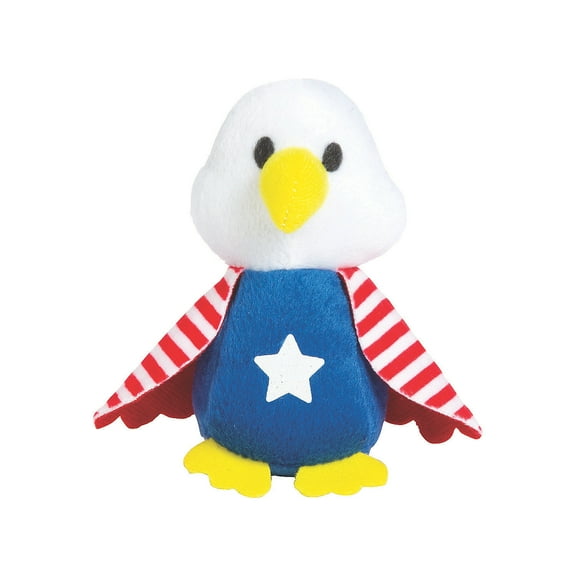 Plush Bald Eagles - Party Favors - 12 Pieces