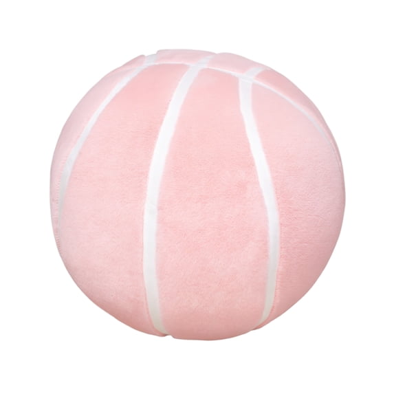 Plush Basketball Pillow Soft Ball Shape Stuffed Cushion for Home Sofa Bed Office Decor Gift for Kids Adults