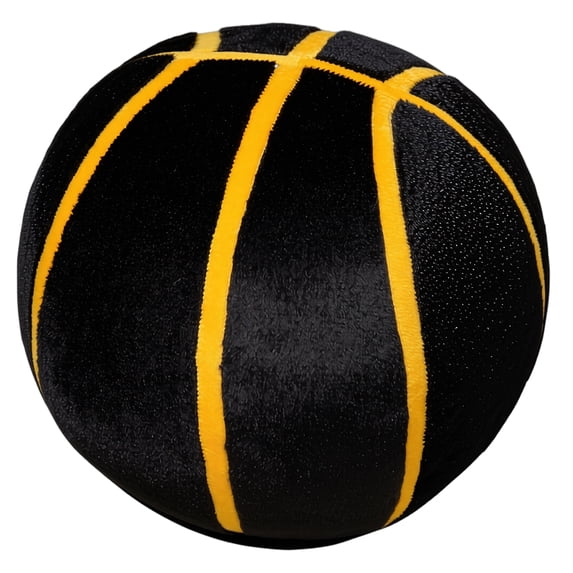 Plush Basketball Pillow Soft Ball Shape Stuffed Cushion for Home Sofa Bed Office Decor Gift for Kids Adults