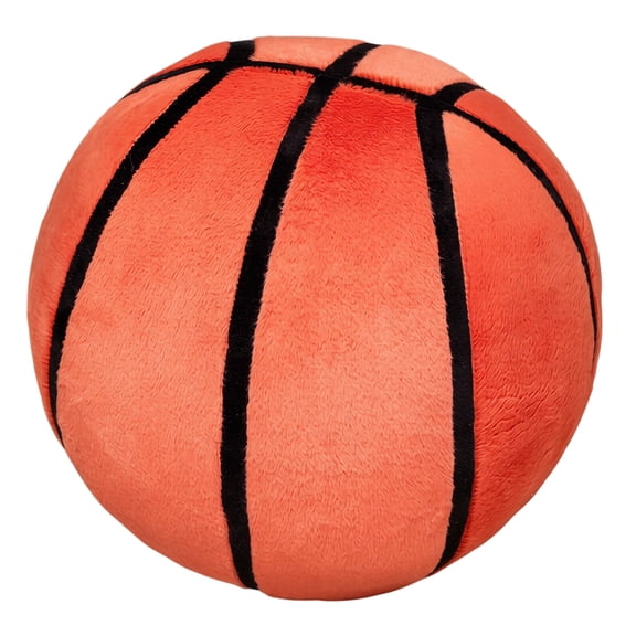 Plush Basketball Pillow Stuffed Toy Soft Ball-Shaped Cushion for Home Decor and Relaxation Suitable for All Ages