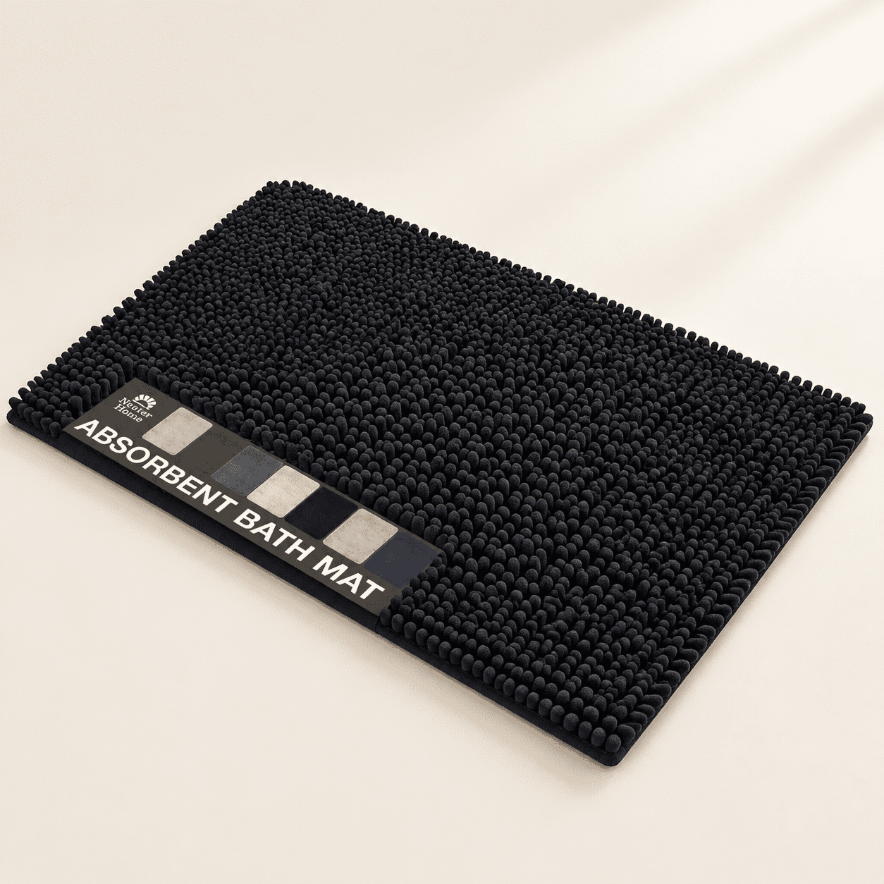 Plush Bathroom Rugs 36x24 Thick Chenille Quick Dryfiber Absorbent Bath ...