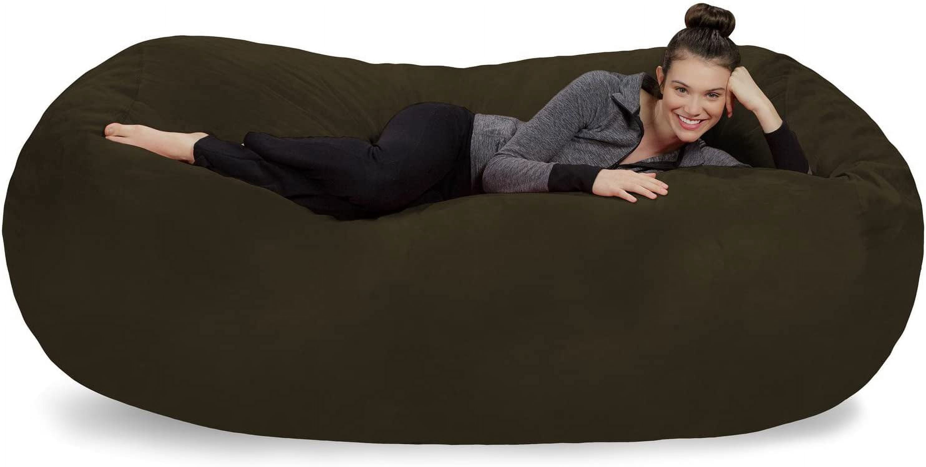  Plush Bean Bag Sofas with Super Soft Microsuede Cover XL Memory