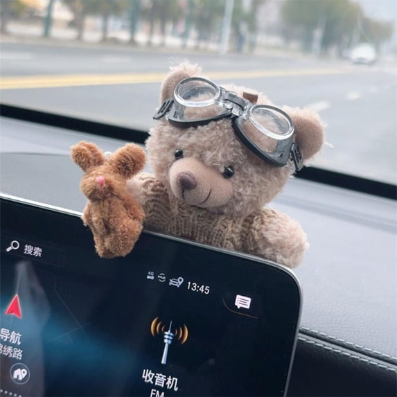 Car Interior Decoration Ornaments Car Mounted Gear Doll Cute Turn Doll Guard New Bear B0A2 Decoration Wiper Cartoon 2024