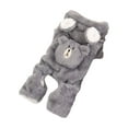 thumbnail image 1 of Plush Bear Design Soft Fleece Pet Jumpsuit for Dogs and Cats Comfortable Warm Animal Shaped Outfit for Small to Medium Dogs Pet Pomeranian, 1 of 4