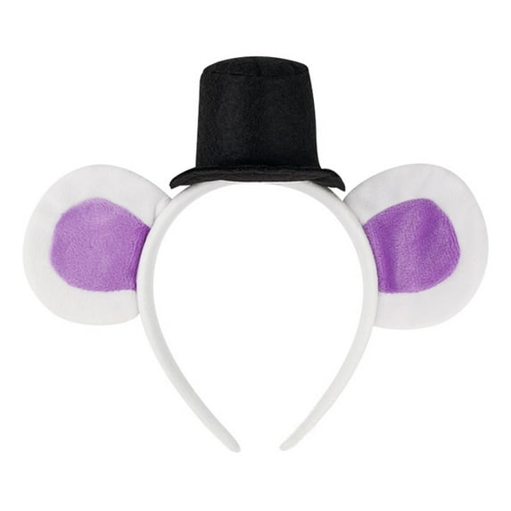 Plush Bear Ear Hairhoop for Adult Child Theme Party Costume Headwear Women Face Washing Hairband Kids Birthday Props