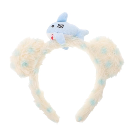 Plush Bear Ears Headband - Soft Women‘s Spa Headband for Washing Face, Facial Care, Cosplay Costume Accessory(DSF)