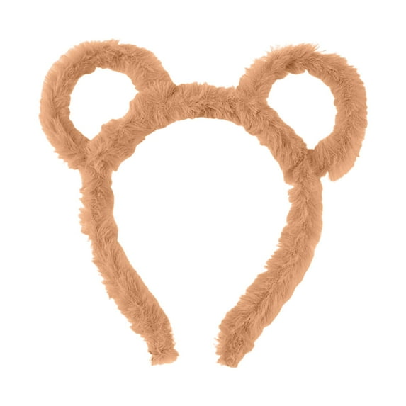 Plush Bear Ears Headband - Thick Stuffed, Cute Design, One Size - for Women/Girls, , Winter Parties