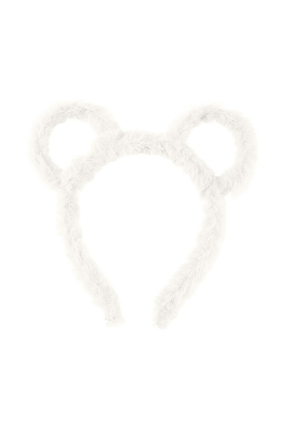 Plush Bear Ears Headband - Thick Stuffed, Cute Design, One Size - for Women/Girls, , Winter Parties