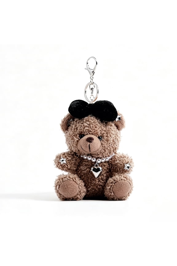 Plush Bear Keychain, Cute Bag Charms for Handbags & Backpacks