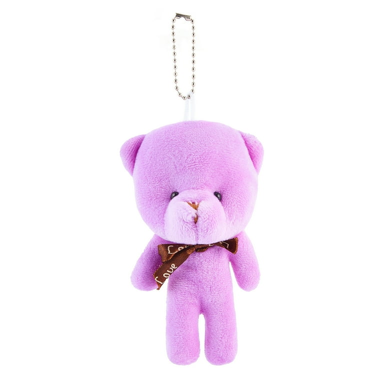 Plush Bear Keychain, Valentine's Day Keychain Kawaii Stuffed