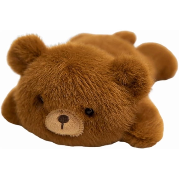 Plush Bear Refrigerator Magnet, 5.9in Cute Animal Fridge Magnet with Strong Built-in Magnet, Soft Plush Doll Magnetic Decor for Kitchen, Office, Desk, Car Metal Surface Holiday Decoration(k)