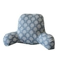 thumbnail image 1 of Plush Big Backrest Lumbar Support Chair Cushion With Arms For Sofa & Office Chair, Multi-Purpose Reading Rest Pillow For Relaxation Naps & Back Pain Relief, Tree Patterned, 1 of 6