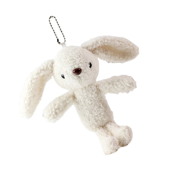 Plush Big Ear Rabbits Keychain Decorations Pendant Handbag Hangings Ornament Sweet Keyring Pendant for Women